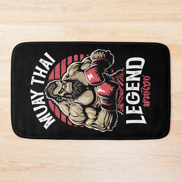 Item preview, Muay Thai Fighter Warrior Legend Bigfoot Sasquatch Boxing designed and sold by GrandeDuc.