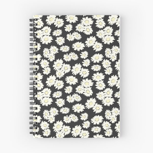 Item preview, black sunflower mini small ditsy daisy vintage vibe daisies prairie style designed and sold by blomastudios.