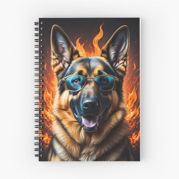 Item preview, German Shepherd Flames designed and sold by GSDDESIGNMERCH.