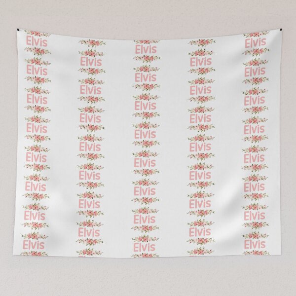 Item preview, Flower Elvis Name Label  designed and sold by NafilNafiz.