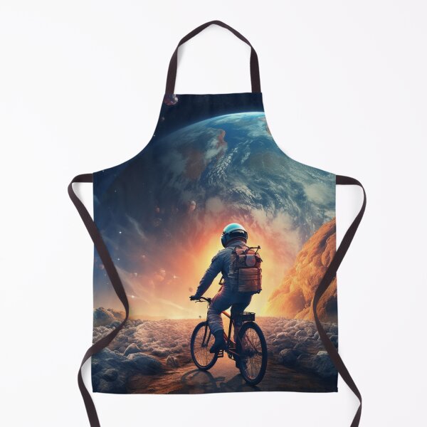 Item preview, Astronaut on a bicycle no 4 designed and sold by Sylwia Kuc.