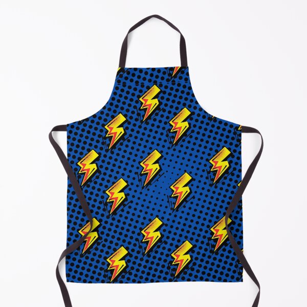Item preview, Pop art style digital pattern of lightning bolt flash designed and sold by VirtualPalette.