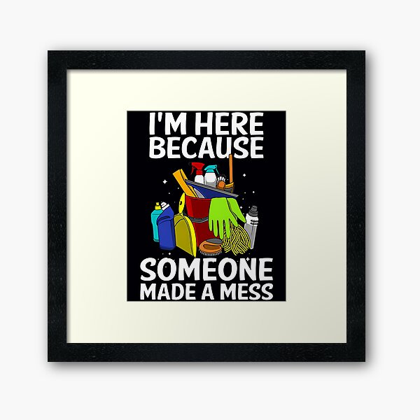 Item preview, Funny Janitor Design For 	 	 Housekeeping Cleaners 	 . 	 designed and sold by pfzyyhau36.