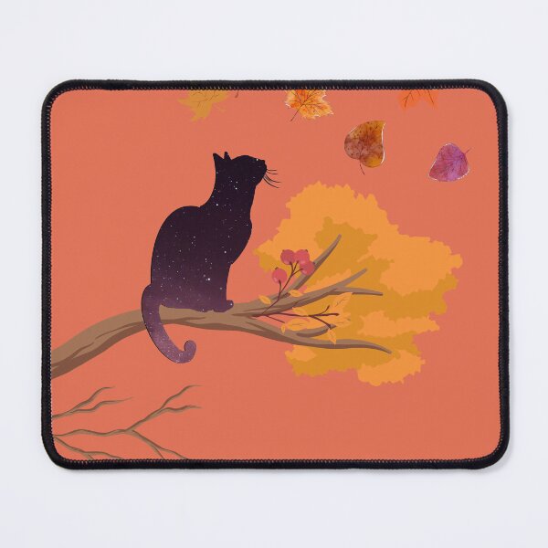 Item preview, Night sky autumn cat designed and sold by -justb-.