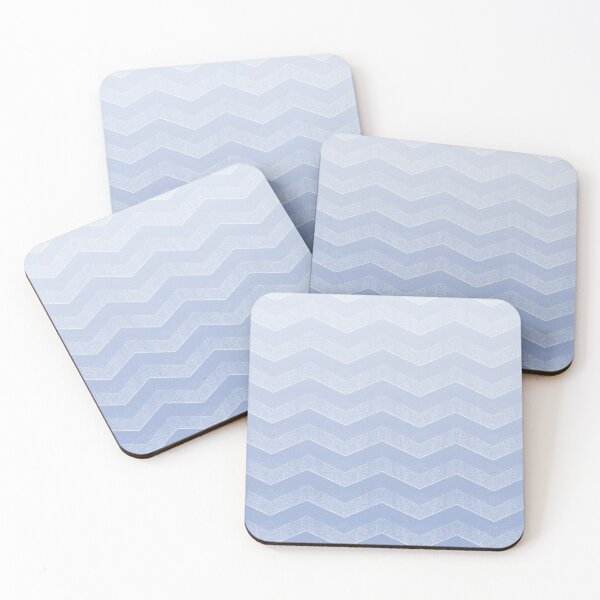 Item preview, Bright Serenity blue  Chevron Ombre designed and sold by coverinlove.
