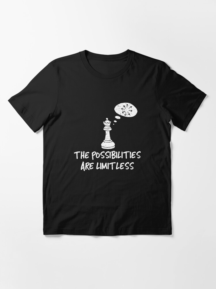 Alternate view of The Possibilities Are Limitless - Cool Chess Club Gift Essential T-Shirt