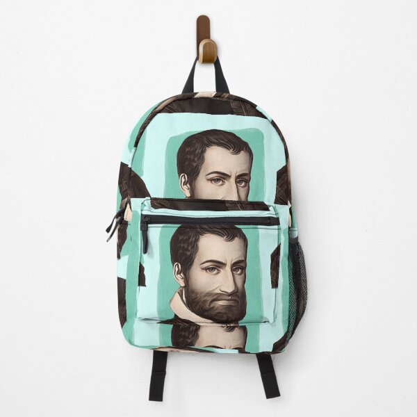 Item preview, Italian Composer Giovanni Pierluigi da Palestrina - pistachio - illustration designed and sold by Litstoy.
