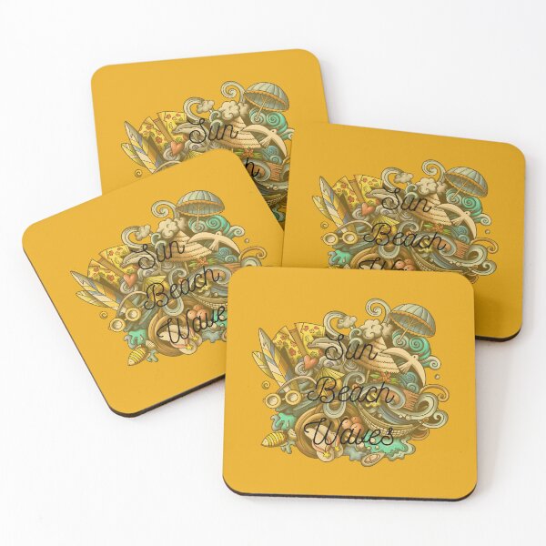 Item preview, Sun Beach Waves designed and sold by Monskyart.