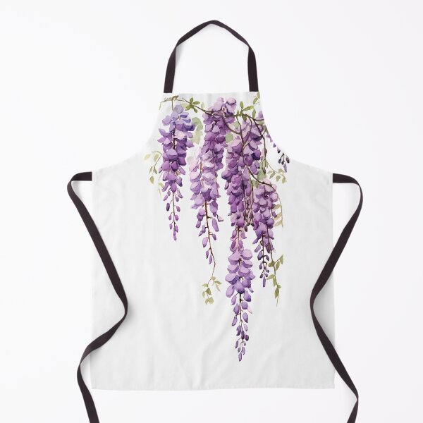 Item preview, Aquarelle Blooms: Purple Wisteria Cutout designed and sold by EmeraldeaArt.
