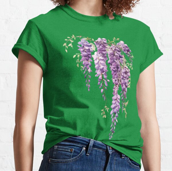 Item preview, Aquarelle Blooms: Purple Wisteria Cutout designed and sold by EmeraldeaArt.