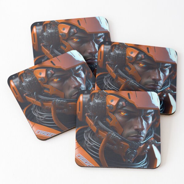 Item preview, orange cosmonaut designed and sold by jsebouvi.