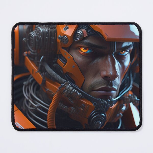 Item preview, orange cosmonaut designed and sold by jsebouvi.