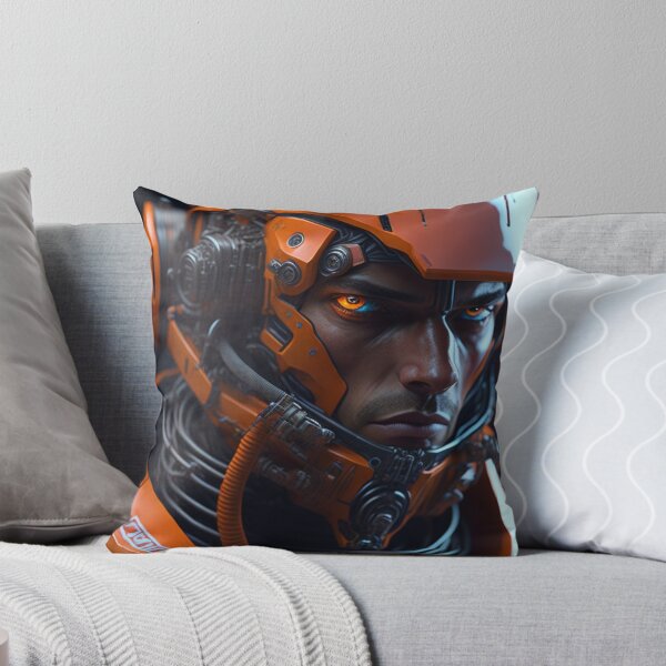 Item preview, orange cosmonaut designed and sold by jsebouvi.