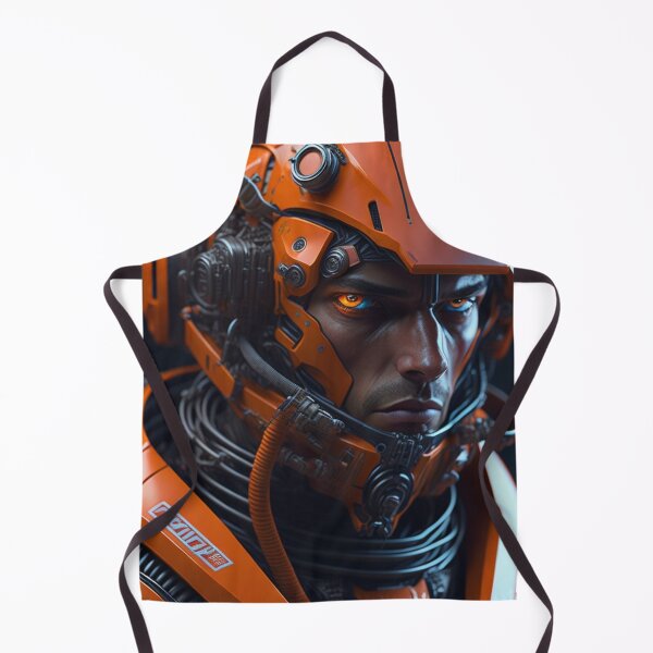 Item preview, orange cosmonaut designed and sold by jsebouvi.