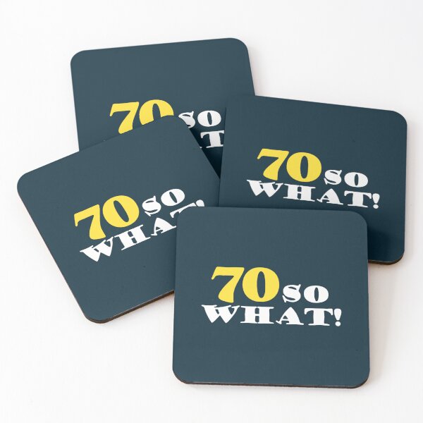 Item preview, 70 So what Funny 70th Birthday designed and sold by symphonyhude.