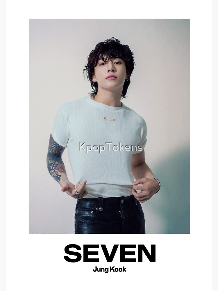BTS Jungkook Seven Poster T-shirt - Kpop 2023 | Journal