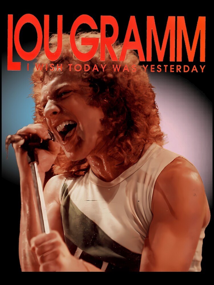 &ldquo;Lou Gramm&rdquo; Poster for Sale by ArtChicAngel | Redbubble