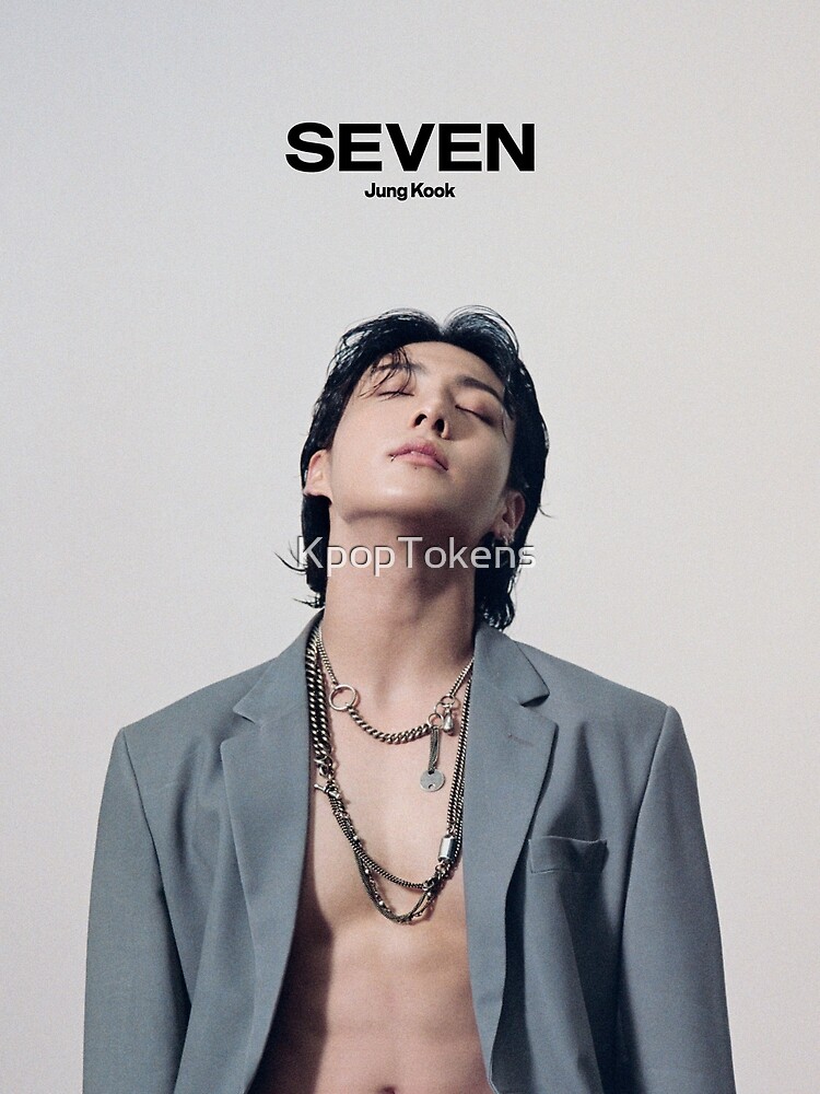 Cute BTS Jungkook Seven Poster T-shirt Phone case- Kpop 2023