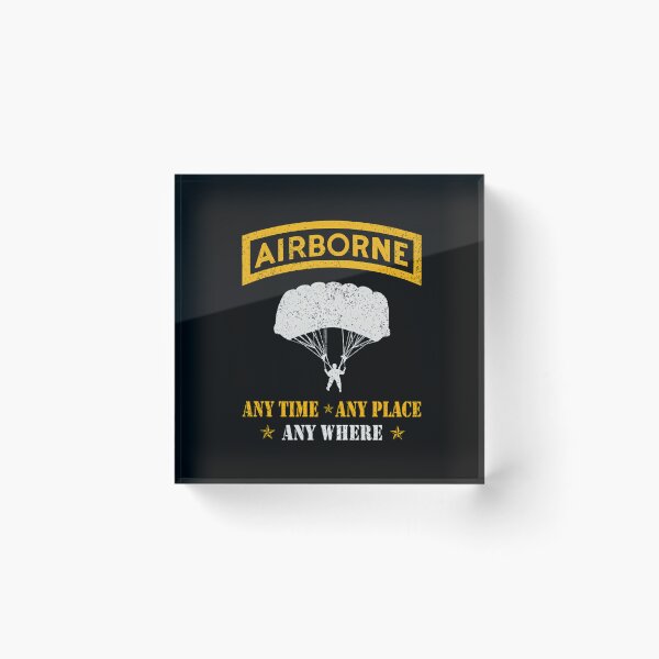 Item preview, Airborne Paratrooper Veteran - Anytime Anyplace Anywhere  	 designed and sold by folgersolarzj.