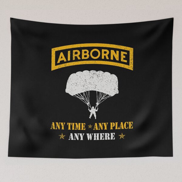 Item preview, Airborne Paratrooper Veteran - Anytime Anyplace Anywhere  	 designed and sold by folgersolarzj.