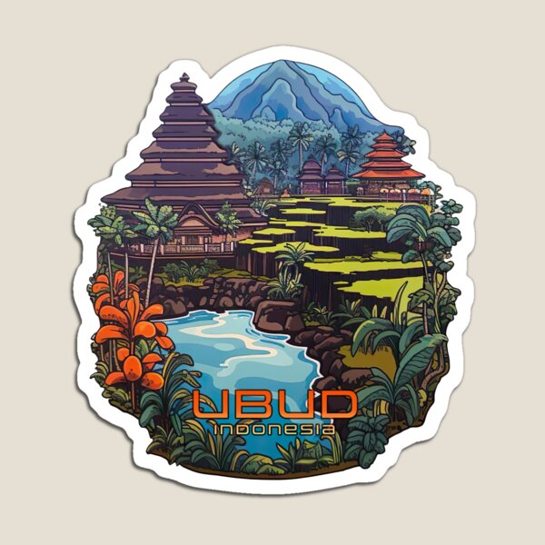 Item preview, Ubud, Bali, Indonesia designed and sold by WildernessTees.
