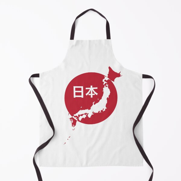 Item preview, JAPAN Nippon Map with Kanji Country Name - Typography Text Design - Red color designed and sold by AMGraphicStudio.