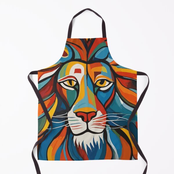 Item preview, A Colourful Lion Artwork designed and sold by ancient-times.