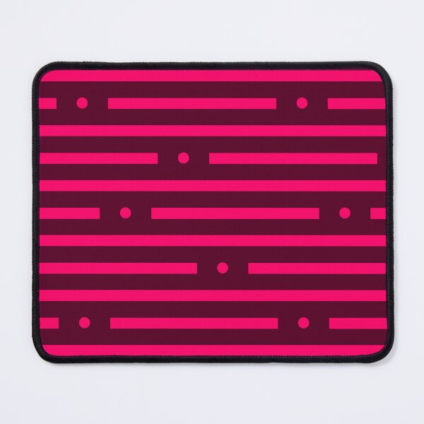 Item preview, Abstract: Dots and dashes: Light Pink On Dark Pink designed and sold by TheScraggyBeard.