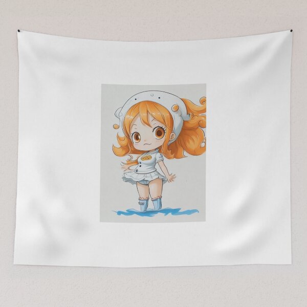 Item preview, Kawaii Girl Tank Top designed and sold by PaperPalette.