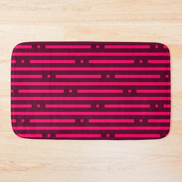 Item preview, Abstract: Dots and dashes: Light Pink On Dark Pink designed and sold by TheScraggyBeard.