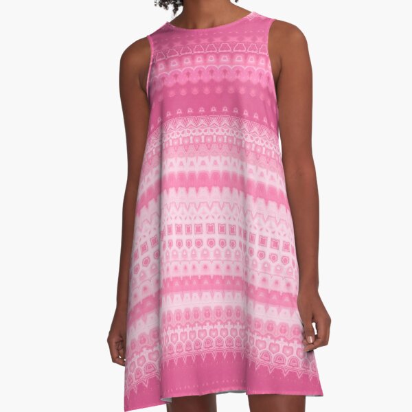 Item preview, pink colorful stripes illustration designed and sold by Olha Volokhova.