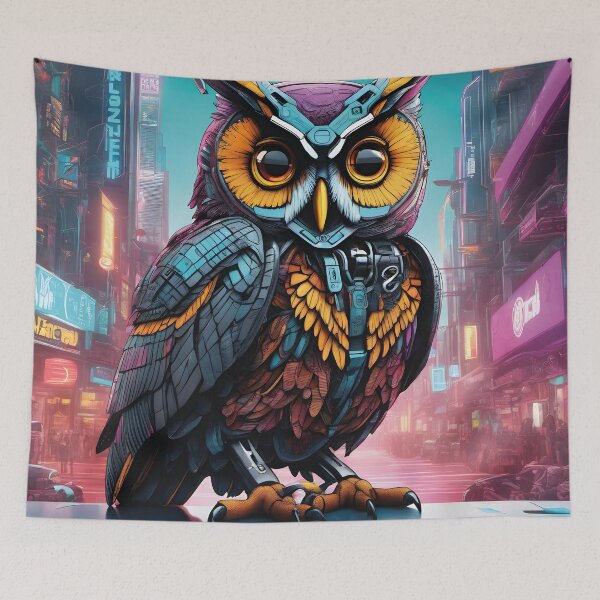 Item preview, cyberpunk owl, magic designed and sold by Mauswohn.