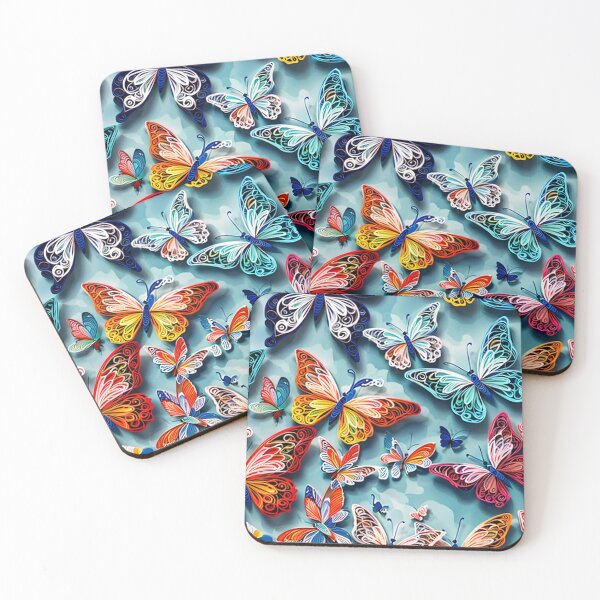 Item preview, Beautiful butterflies pattern  designed and sold by Chirayu1111.