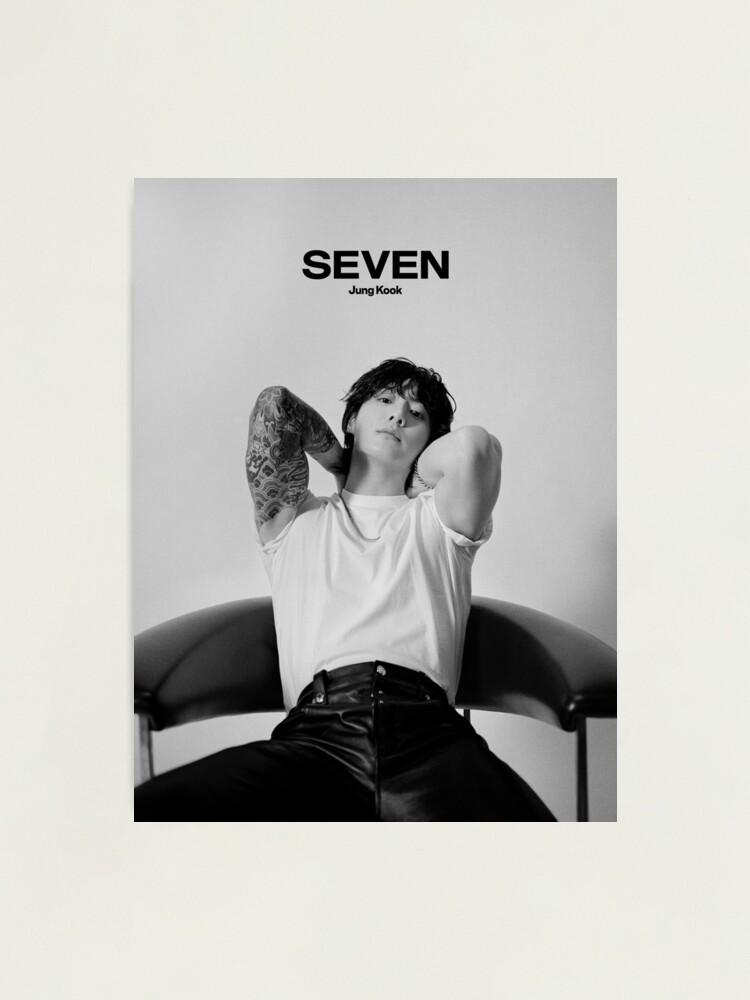 SEVEN Jung Kook シャツ グレー M BTS JUNG KOOK SEVEN OFFICIAL MD SHIRT GRAY M-Size + PHOTO