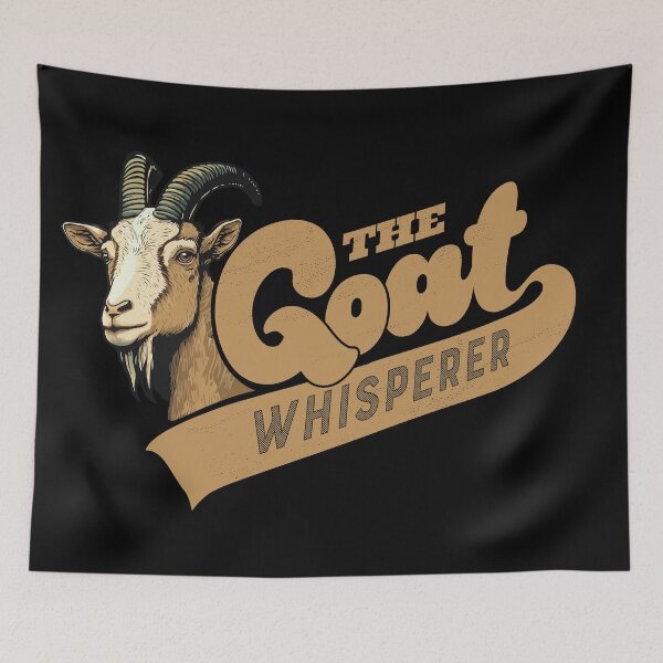Item preview, Goat Whisperer, Funny Goat-Themed Motives designed and sold by MarkusShirts.