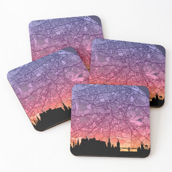 Item preview, Edinburgh Skyline Map designed and sold by ArtPrints.