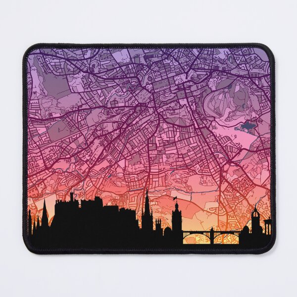 Item preview, Edinburgh Skyline Map designed and sold by ArtPrints.
