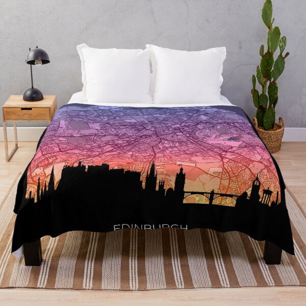 Item preview, Edinburgh Skyline Map designed and sold by ArtPrints.