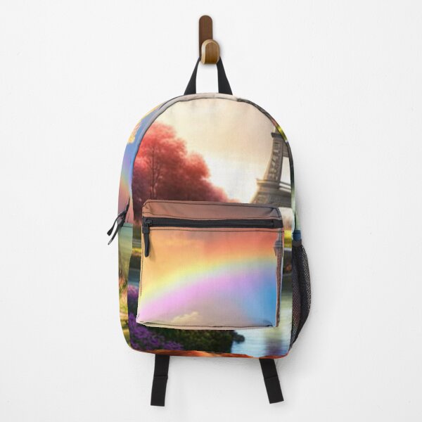 Item preview, Paris Eiffel Tower with Rainbow designed and sold by JackFreestone.