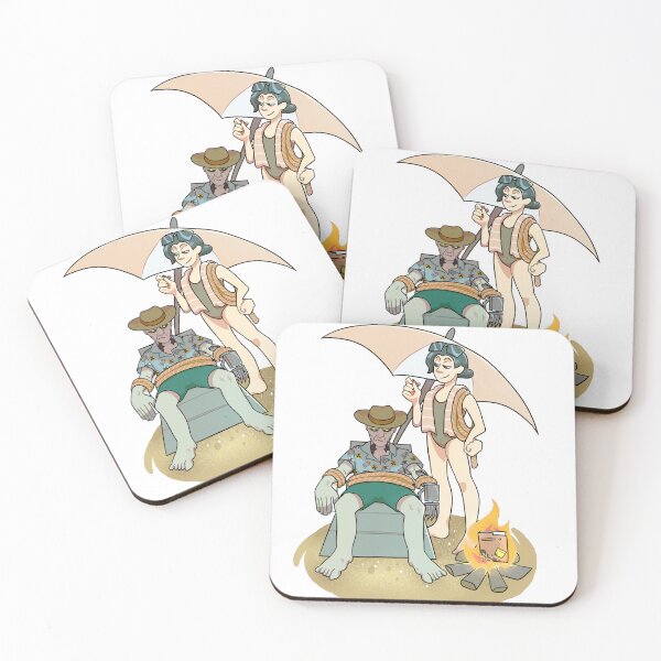Item preview, Ellie Perkins and Nick Valentine vacation designed and sold by Jimpjin.