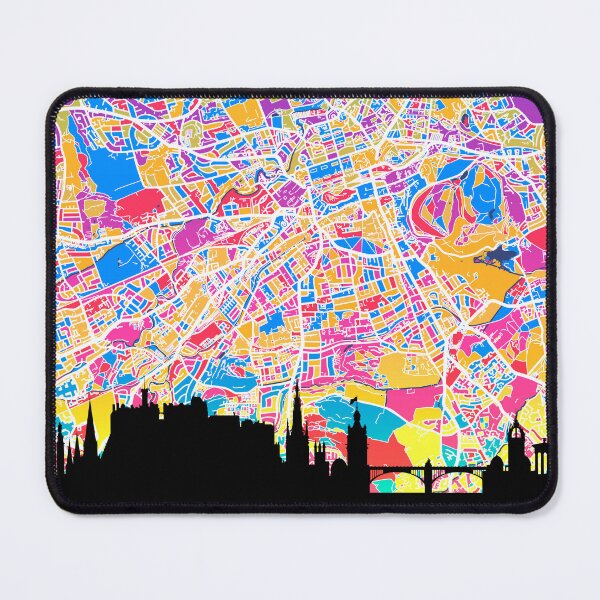 Item preview, Edinburgh Skyline Map designed and sold by ArtPrints.