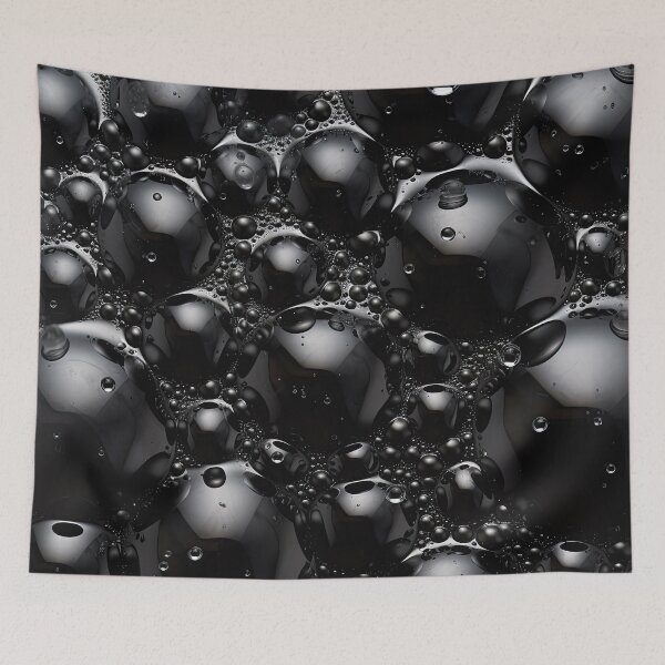 Item preview, Eat My Bubbles Black Graphic T-Shirt Dress designed and sold by Digital-Art-Co.