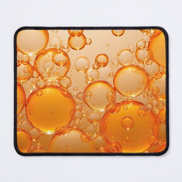 Artikelvorschau, Orangefarbenes grafisches T-Shirt-Kleid „Eat My Bubbles“. entworfen und verkauft von Digital-Art-Co.