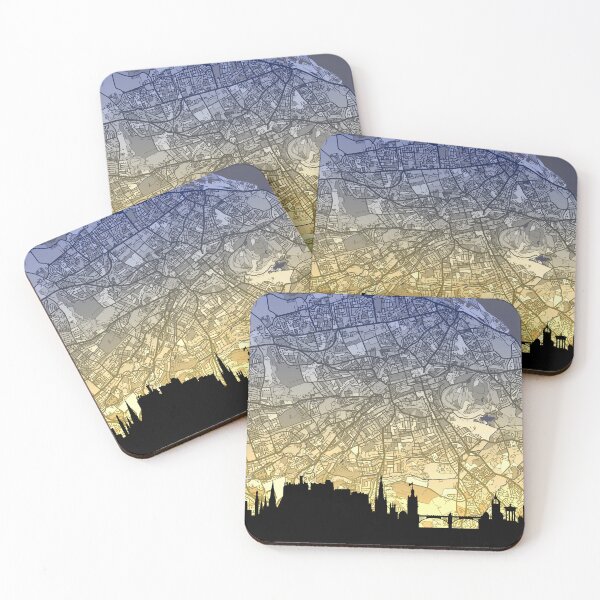 Item preview, Edinburgh Skyline Map designed and sold by ArtPrints.