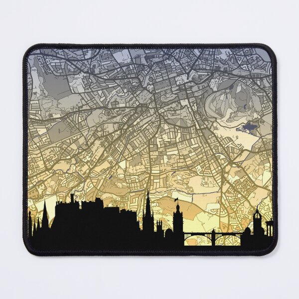 Item preview, Edinburgh Skyline Map designed and sold by ArtPrints.