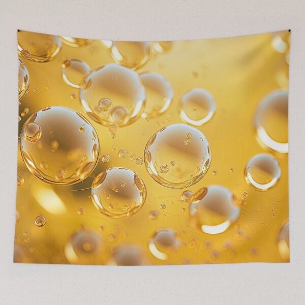 Artikelvorschau, Gelbes grafisches T-Shirt-Kleid „Eat My Bubbles“. entworfen und verkauft von Digital-Art-Co.
