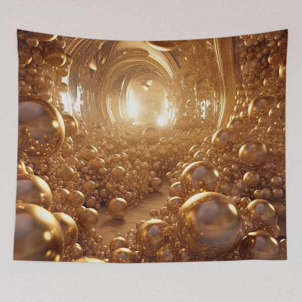 Aperçu de l'œuvre Mangez mes bulles d'or Robe t-shirt créée et vendue par Digital-Art-Co.