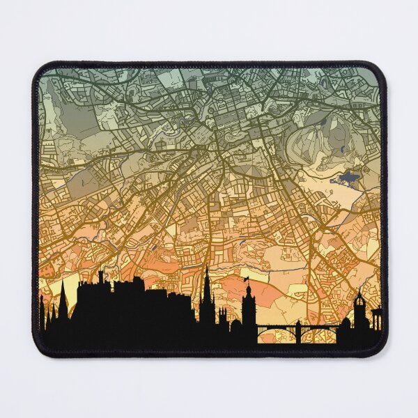 Item preview, Edinburgh Skyline Map designed and sold by ArtPrints.