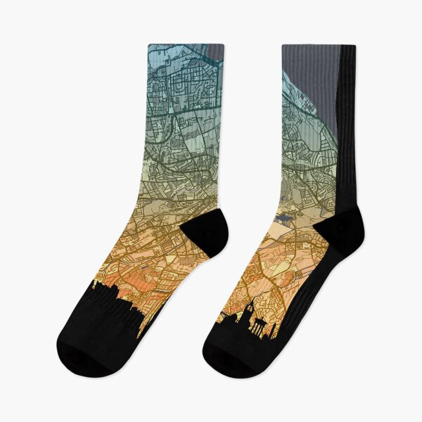 Item preview, Edinburgh Skyline Map designed and sold by ArtPrints.