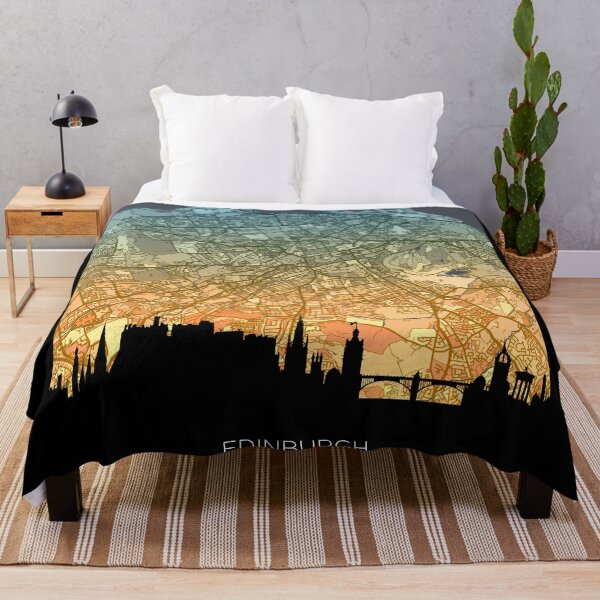Item preview, Edinburgh Skyline Map designed and sold by ArtPrints.